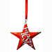 <center>Star Christmas Ornaments made from Upcycled Metal</br>Assorted Colors - Measures: 4-1/2" high x 4-1/2" wide<br/>Handmade in India</center>