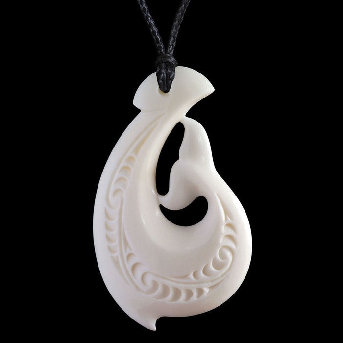 Engraved Whale Tail Matau - Culture Kraze Marketplace.com