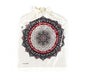 Dorit Judaica Decorative Satin Afikoman Bag, Mandala Design - Maroon and Black - Culture Kraze Marketplace.com