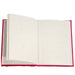 <center>Small Pink Recycled Cloth Diary made w/ Handmade Paper</br>Crafted by Artisans in India </br>Measures 7” high x 5” wide - Contains 100 pages</center>