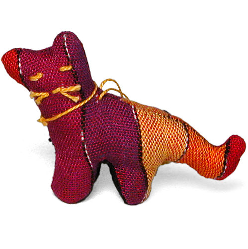 Handwoven Cat Ornament - Culture Kraze Marketplace.com