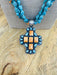 Vintage Navajo Sterling Silver, Turquoise & Spiny Beaded Necklace - Culture Kraze Marketplace.com