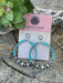 Navajo Sterling Silver Turquoise Stone Post Hoop Earrings - Culture Kraze Marketplace.com