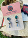 Navajo Abalone and Sterling Silver Blossom Dangle Earrings - Culture Kraze Marketplace.com