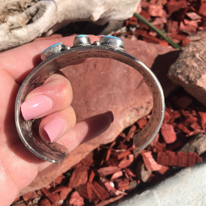 Golden Hill Turquoise & Sterling Silver Cuff