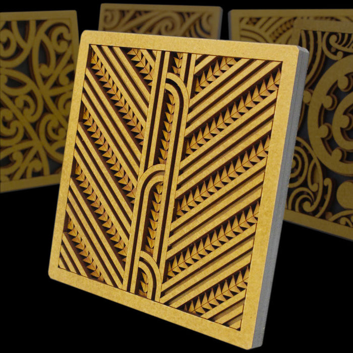 Kowhaiwhai Tile Art by Mike Carlton - Culture Kraze Marketplace.com