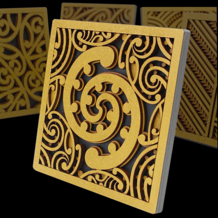 Kowhaiwhai Tile Art by Mike Carlton - Culture Kraze Marketplace.com