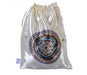 Dorit Judaica Decorative Satin Afikomen Bag - Pomegranates and Haggadah Words - Culture Kraze Marketplace.com