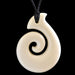 Small Hei Koru Matau Bone Pendant - Culture Kraze Marketplace.com