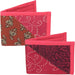 <center>Pink Patchwork Wallets </br>Crafted by Artisans in India </br>Measure 3-1/2” x 4-1/2” when closed</center>