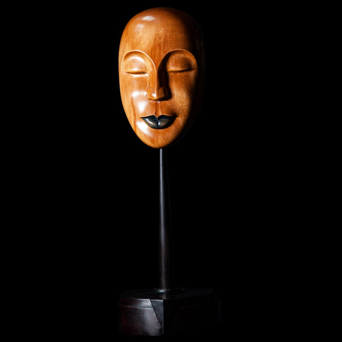 Face form carving by Ian Dumper - Culture Kraze Marketplace.com