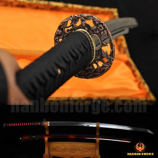 Fully Hand Forged Japanese Samurai Sword KATANA Full Tang Oil Quenched Blade - Culture Kraze Marketplace.com