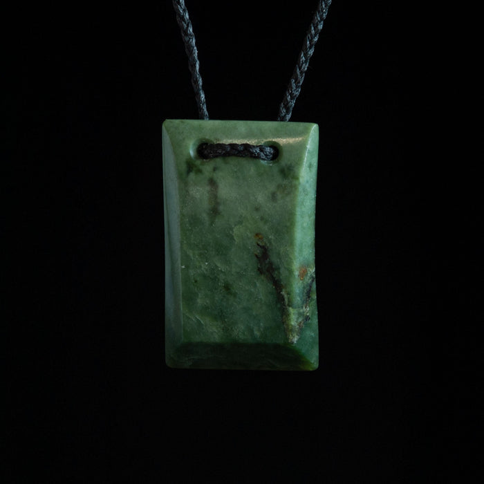 Rimu Range Jade Rectangle Pendant by Nick Balme - Culture Kraze Marketplace.com