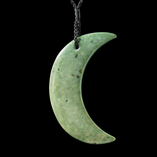 Marsden Jade Freeform Crescent pendant by Nick Balme - Culture Kraze Marketplace.com