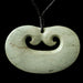 Inanga Pounamu Double Koru by Alex Sands - Culture Kraze Marketplace.com