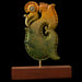 Large Flower Jade Manaia Sculpture by Alex Sands - Culture Kraze Marketplace.com