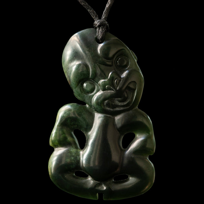 Pounamu Hei Tiki by Al Brown - Culture Kraze Marketplace.com