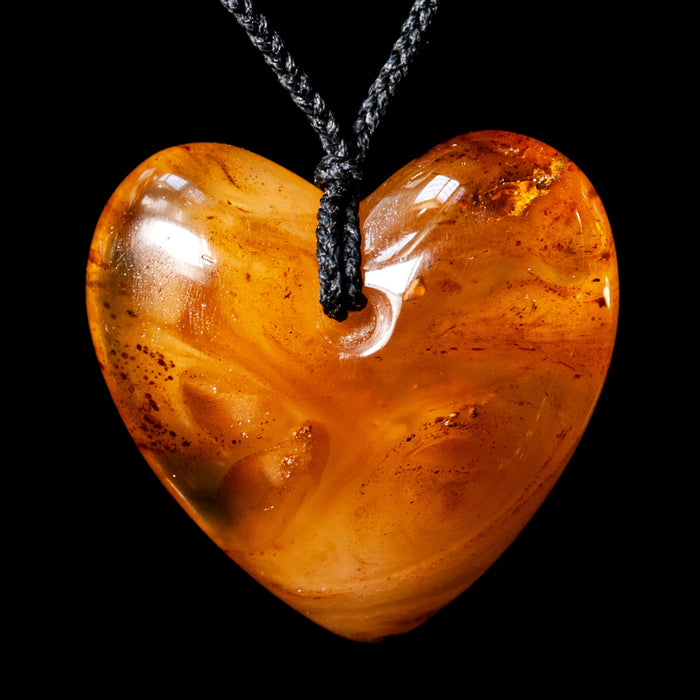 Kauri Amber Heart by Conrad Henderson - Culture Kraze Marketplace.com