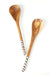 Kenyan Olive Wood Simple Salad Servers - Culture Kraze Marketplace.com