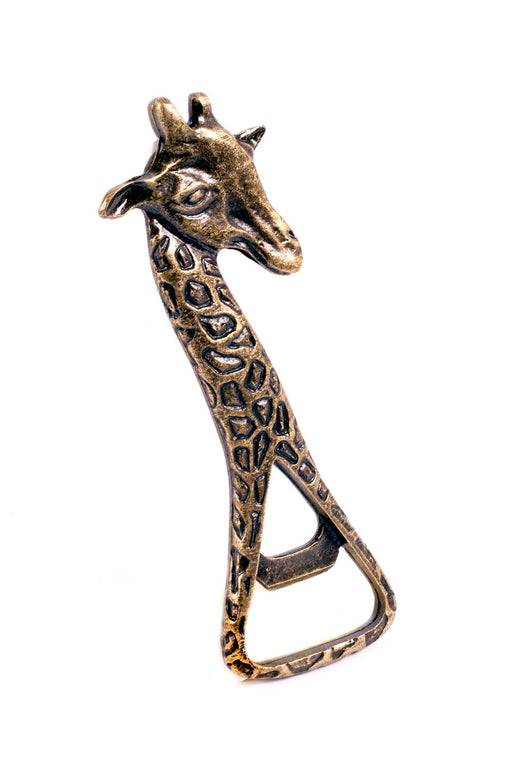 Giraffe Neck Brass Bottle Opener - Culture Kraze Marketplace.com