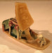 Man on Sampan Boat  Medium Glazed Figurine - Culture Kraze Marketplace.com