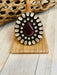 Navajo Sterling Silver, Mother of Pearl & Purple Spiny Cluster Adjustable Ring - Culture Kraze Marketplace.com