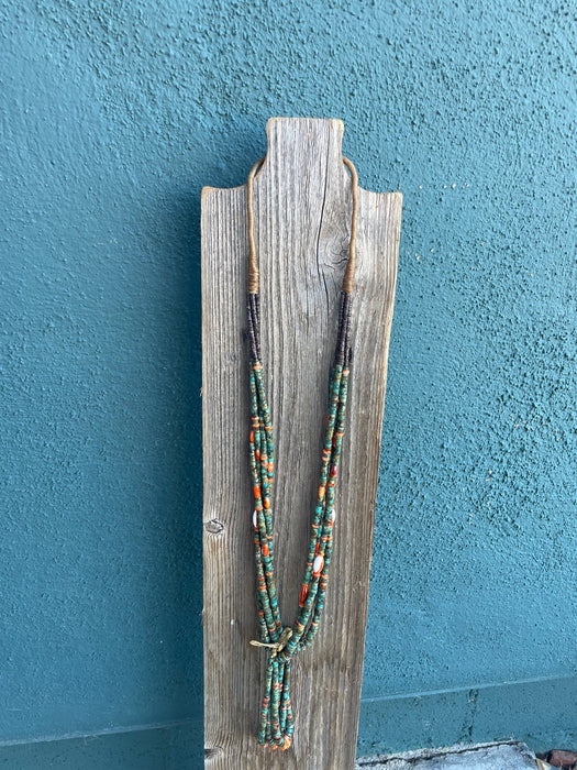 Navajo Jacla Beaded 4 Strand Necklace