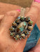 Gorgeous Handmade Royston Turquoise And Sterling Silver Adjustable Ring - Culture Kraze Marketplace.com