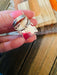 Navajo Sterling Silver & Pink Dream Mohave Rectangle Inlay Ring Size 8.25 - Culture Kraze Marketplace.com