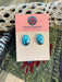 Navajo Turquoise & Sterling Silver Stud Earrings - Culture Kraze Marketplace.com