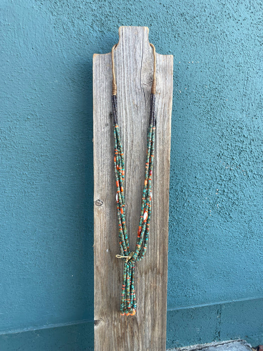 Navajo Jacla Beaded 4 Strand Necklace