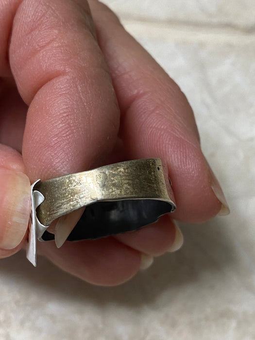 Sterling Silver Copper Story Teller Ring Size 12.5 - Culture Kraze Marketplace.com