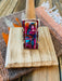 Navajo Sterling Silver & Pink Dream Mohave Rectangle Inlay Ring Size 8.25 - Culture Kraze Marketplace.com