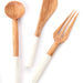 Antelope Antler Wild Olive Wood Serving Utensils - Culture Kraze Marketplace.com