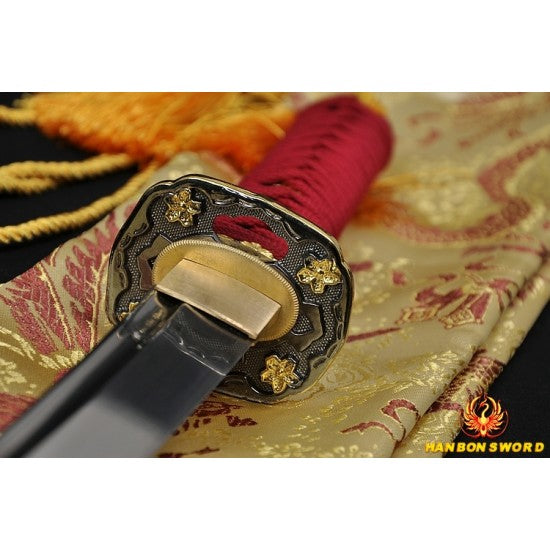 Fully Hand Made Janpense Samurai WAKIZASHI Damascus Steel Oil Quenched Full Tang Blade - Culture Kraze Marketplace.com