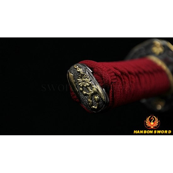 Fully Hand Made Janpense Samurai WAKIZASHI Damascus Steel Oil Quenched Full Tang Blade - Culture Kraze Marketplace.com