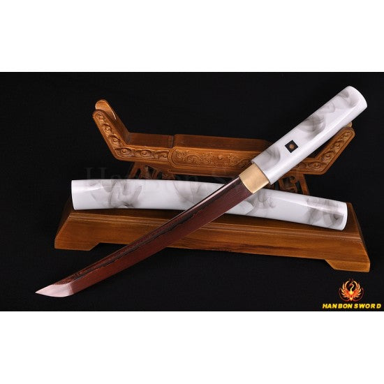 Japanese sword Tanto knife 9186 layers folded damascus steel blade - Culture Kraze Marketplace.com