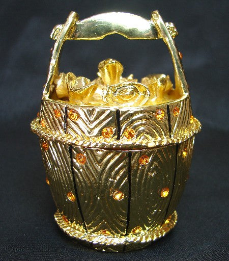Bejeweled Golden Bucket - Culture Kraze Marketplace.com