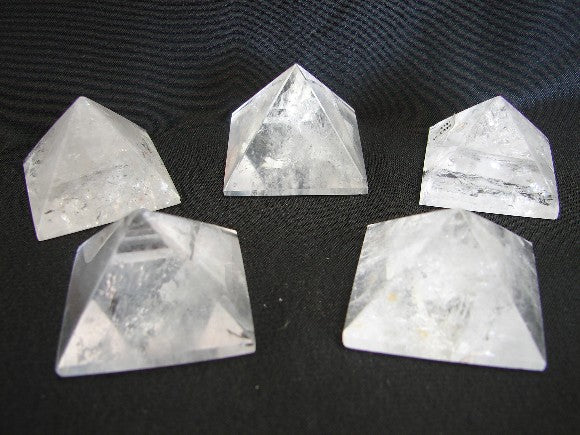 Clear Quartz Pyramid - Culture Kraze Marketplace.com