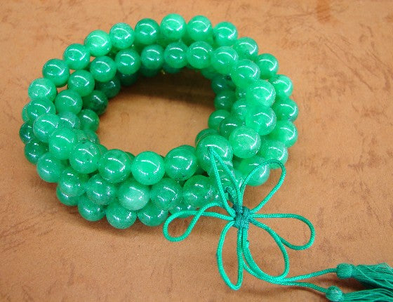 Jade Mala Bead Necklace - Culture Kraze Marketplace.com