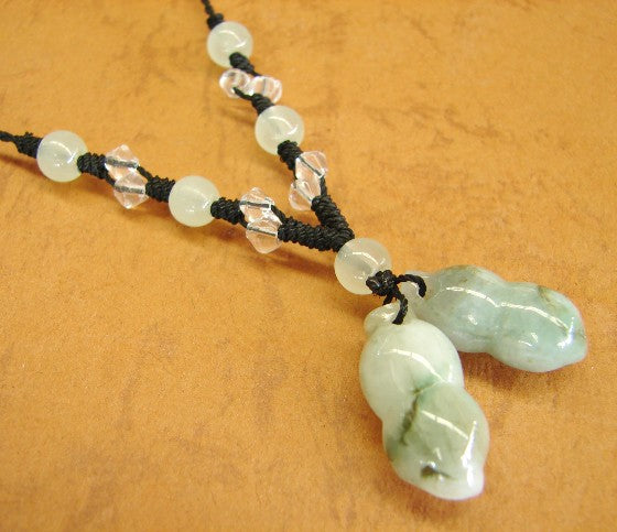 Jade Peanut Necklace - Culture Kraze Marketplace.com