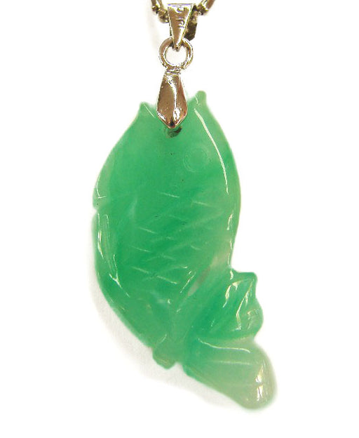 Jade Fish Pendant-add chain - Culture Kraze Marketplace.com