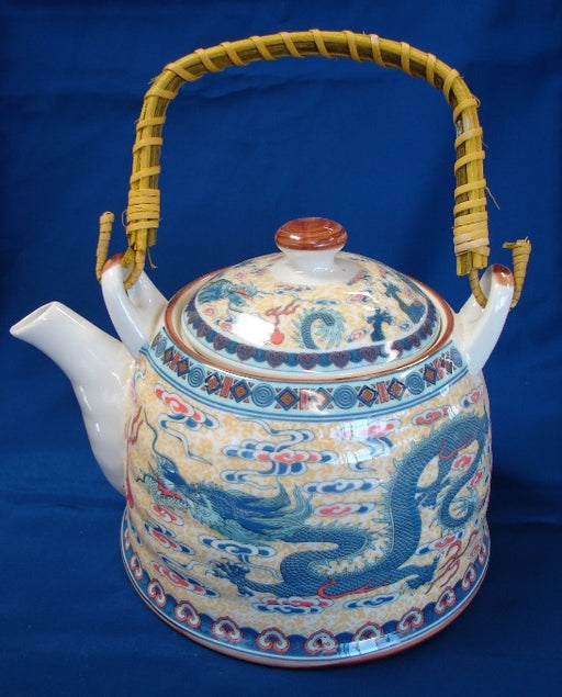 Teapot w/ Dragon Pictures - Culture Kraze Marketplace.com