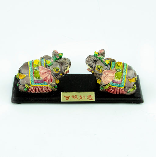 Pair of Elephant Statues - Culture Kraze Marketplace.com