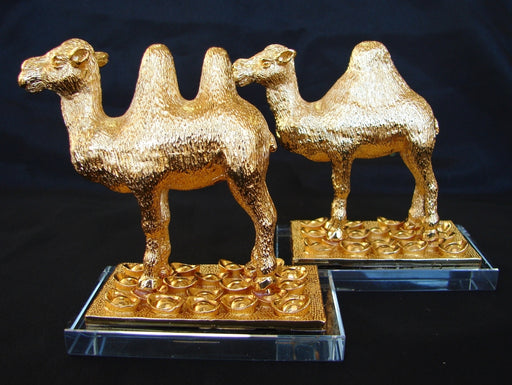 Pair of Golden Camels - Culture Kraze Marketplace.com