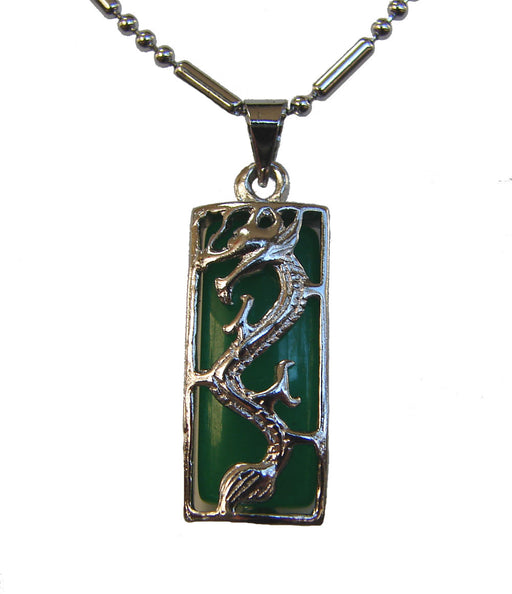 Jade Dragon Pendant-add chain - Culture Kraze Marketplace.com