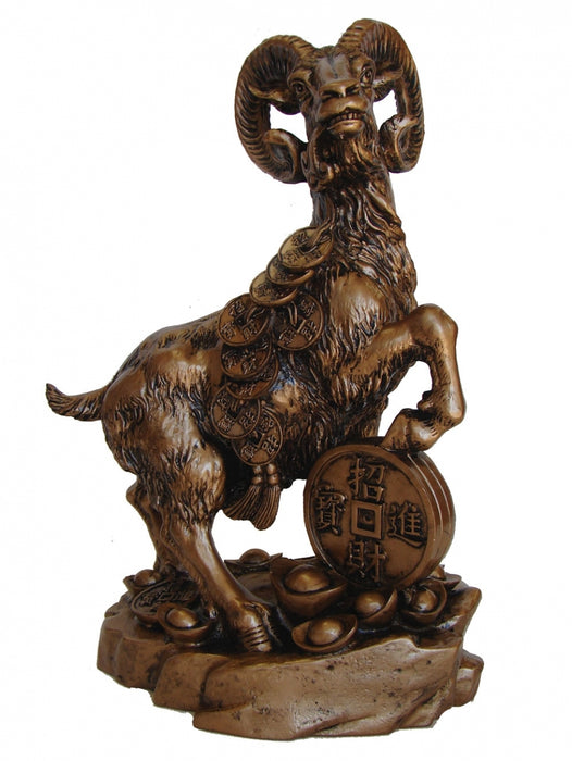 Golden Sheep Statue - Culture Kraze Marketplace.com