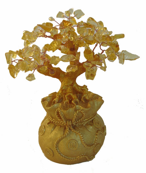 Citrine Tree in Money Bag - Culture Kraze Marketplace.com