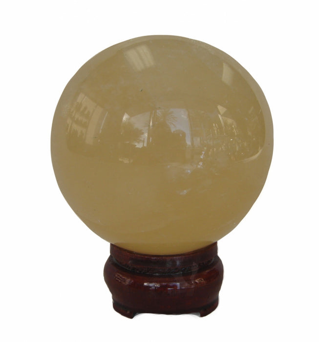 Citrine Sphere-size 2 - Culture Kraze Marketplace.com