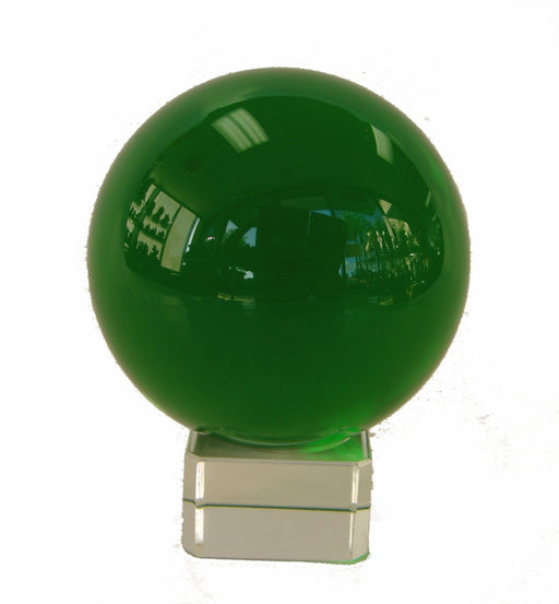 Green Crystal Ball with Crystal Stand - Culture Kraze Marketplace.com